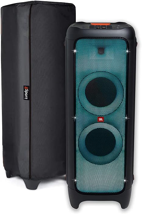 JBL PartyBox 1000 Portable Party Speaker Bundle with gSport Speaker Cover (Black)