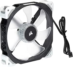 Corsair ML140 Pro LED, White, 140mm Premium Magnetic Levitation Cooling Fan, CO-9050046-WW