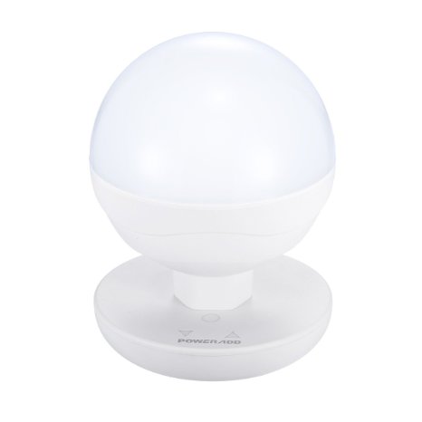 Poweradd Portable LED Bedside Lamp Dimming Touch Night Light / Reading Lights / Camping Lamp, Built-in 2500mAh Battery