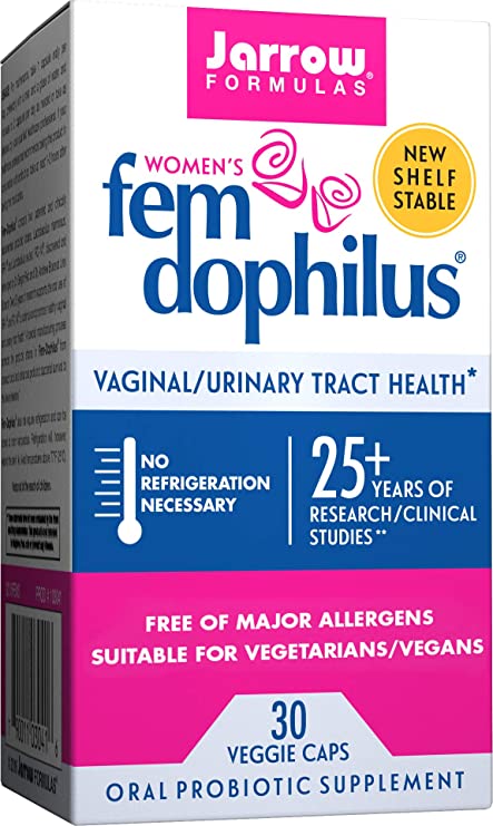 Jarrow Fem-Dophilus (1 Billion Organisms, 30 Vegetarian Capsules)