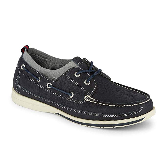 Dockers Mens Homer Smart Series Leather Boat Shoe with NeverWet