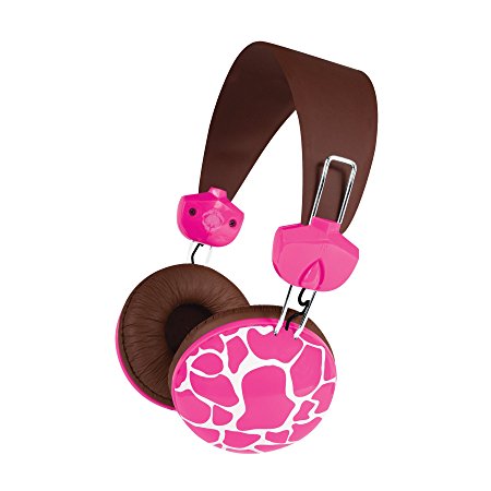 Macbeth Collection Large Headphone - Giraffe Hot Pink (MB-HL2KG)