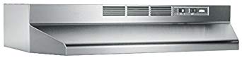 Broan 414204 ADA Capable Non-Ducted Under-Cabinet Range Hood, 42-Inch, Stainless Steel