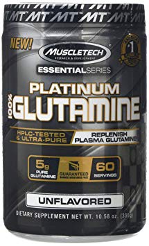 MuscleTech 300mg Platinum Micronized Glutamine Supplement
