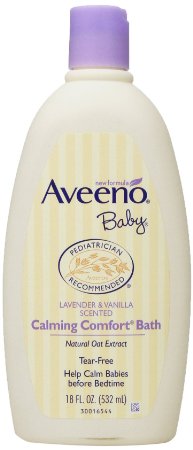 Aveeno Baby Calming Comfort Bath Lavender and Vanilla 18 Ounce