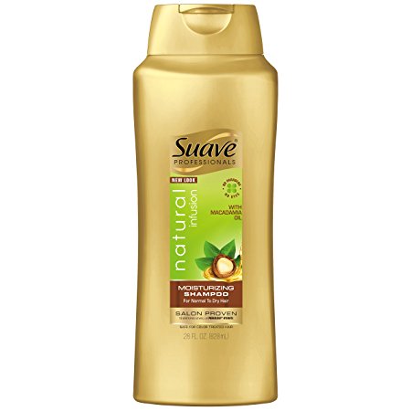 Suave Professionals Shampoo, Natural Infusion Macadamia Oil & White Orchid 28 oz