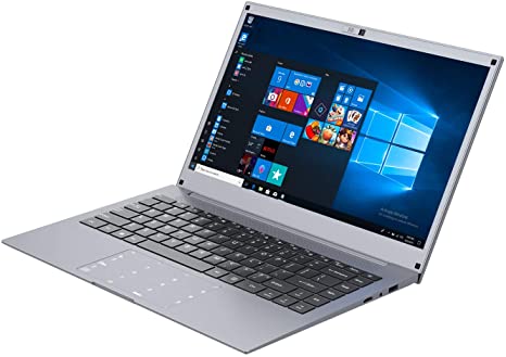 Laptop Notebook 14 Inch Windows 10 – Winnovo N140 Netbook Intel Celeron Processor 4GB RAM 64GB eMMC HD IPS Display Dual Band WiFi Numeric Touchpad Support SSD Extension (Grey)