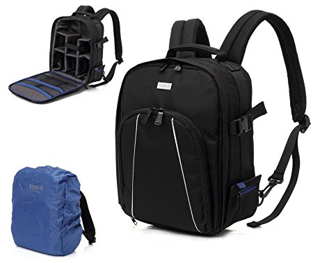 Phot-R City Trekker Professional Compact Travel Backpack - Black