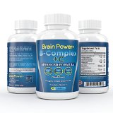 Highly Concentrated Vitamin B Complex w C Time Release  100 Natural Vegan Formula With Vitamin C Time Release for Stress and Immune System Support - 90 Tablets