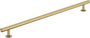 Amerock BP37391CZ | Champagne Bronze Cabinet Pull | 12-5/8 in (320 mm) Center-to-Center Cabinet Handle | Radius | Drawer Pull | Kitchen Cabinet Handle | Furniture Hardware