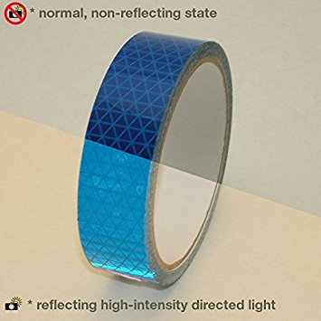 Reflexite REF-DB Retroreflective V92 Daybright Tape: 1 in. x 15 ft. (Blue)