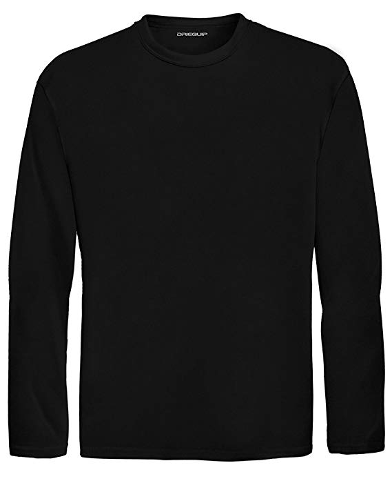 DRI-Equip Youth Long Sleeve Moisture Wicking Athletic Shirts. Youth Sizes XS-XL