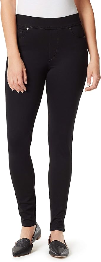 Gloria Vanderbilt Women's Avery Ponte Slim Pull on Pant