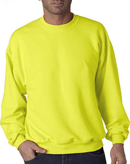 Jerzees Men's Pill Resistant Long Sleeve Crewneck Sweatshirt