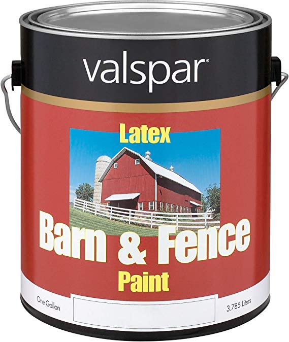 1 Gallon White Exterior Barn & Fence Latex Paint 18-3121-70 GL