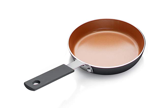 Gotham Steel Mini Egg Pan with Nonstick Titanium & Ceramic Coating – 5.5”, Copper