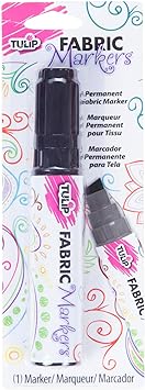 Tulip 27384 Fabric Markers Fat Open Stock, Black