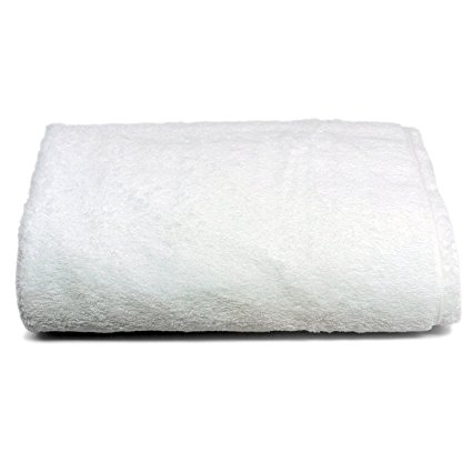 Luxury White Bath Sheet, Egyptian Cotton, Ultra Soft & Absorbent By Winter Park Towel Co. (Oversized Large 40 by 72 Inches)
