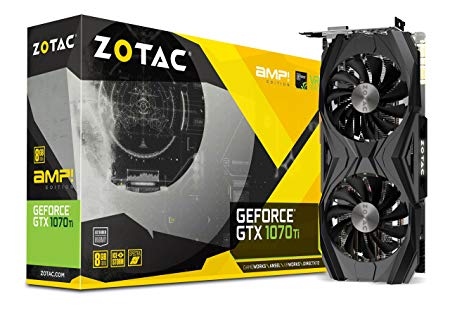 Zotac GeForce GTX 1070 Ti AMP! Edition 8 GB GDDR5 PCI Express Graphics Card - Black