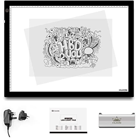 Huion A3 LED Light Pad 415 * 330mm Ultra-Slim Tracing Board Light Box with Adjustable Illumination for Artists