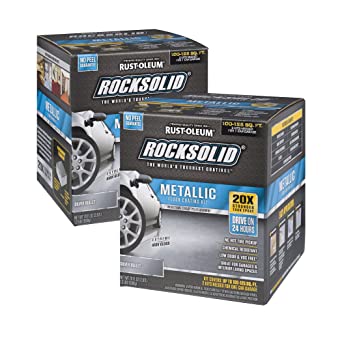 Rust-Oleum RockSolid Silver Bullet Metallic Garage Floor Kit - 2 Pack