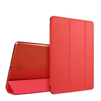 iPad Air Case ESR iPad Air Slim-Fit Smart Case Cover with Transparent Back and Auto SleepWake Function for iPad Air iPad 5Passionate Red