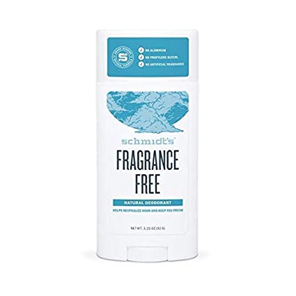 Schmidt's Natural Deodorant Fragrance-Free Deodorant 3.25 oz (Pack of 2)