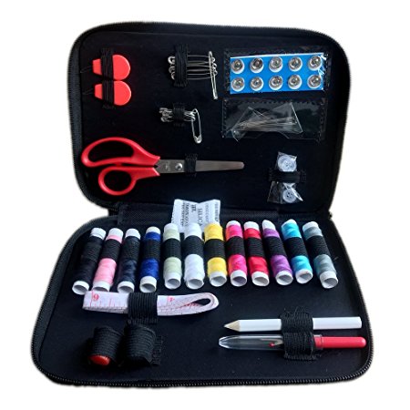 Sewing Kits for Adults, MerryNine All-in-One Beginners Sewing Kit with Sewing Pin Needles Thread Sewing Machine Kits Sewing Storage Supplies (All-in-one Sewing kit)
