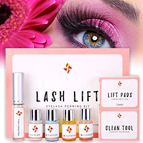 VASSOUL Lash Lift Kit, Eyelash Perm Kit, Professional Eyelash Lash Extensions, Lash Curling, Semi-Permanent Curling Perming Wave Suitable For Salon