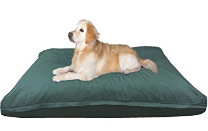 Premium Durable Orthopedic Shredded Memory Foam Dog Bed Pillow with Waterproof Internal Liner and Strong External Cover for Small Medium to Extra Large Pet - 6 Sizes