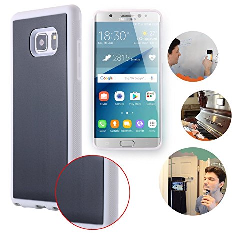 Shuua Anti-Gravity Selfie Case Magical Nano Sticky for Samsung Note 7 White