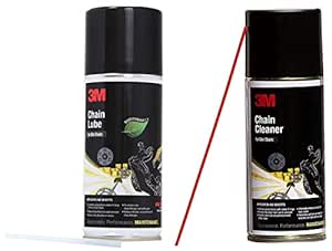 3M Bike Care Combo - Chain Lube (75gm) & 3M Chain Cleaner (475gm)