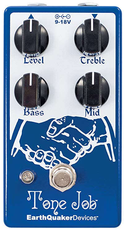 Earthquaker Devices Tone Job V2 EQ and Booster Effects Pedal, Version 2