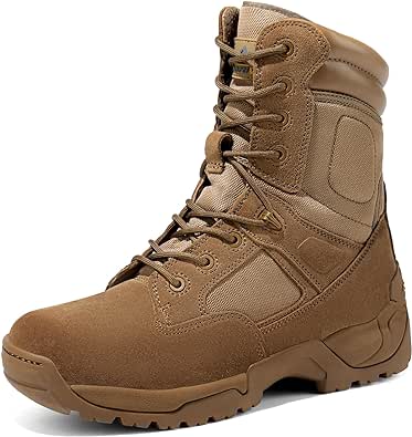 NORTIV 8 Men's Military Tactical Work Boots Hiking Motorcycle Combat Boots