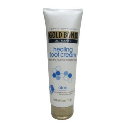 Gold Bond Ultimate Healing Foot Cream 4 oz (Pack of 4)