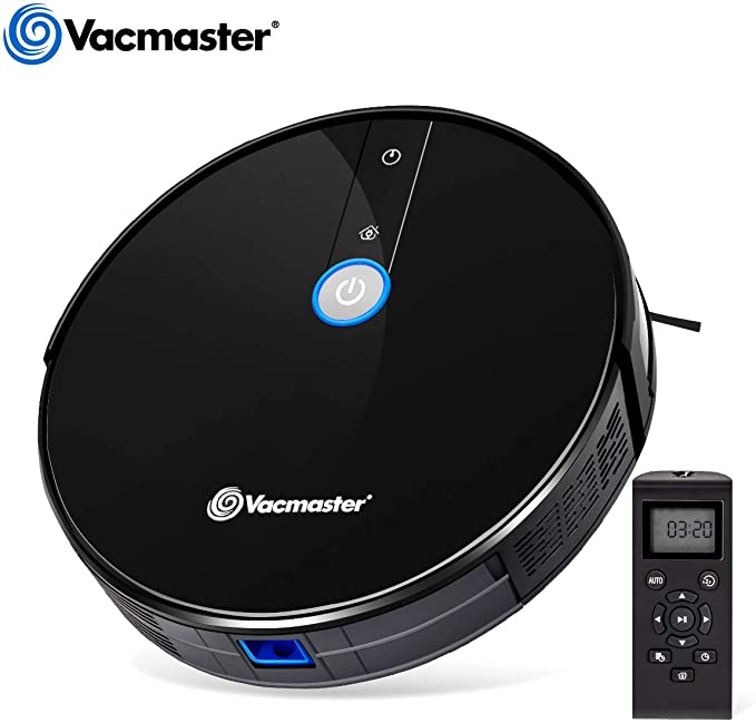 Vacmaster Robot Vacuum Cleaner 1800Pa Suction 2.9" Slim Quiet Automatic, Smart Sensor Protection, Self-Charge Robotic Vacuum with Smart Mapping High Performing for Pet Hair, Hard Floor, Carpet