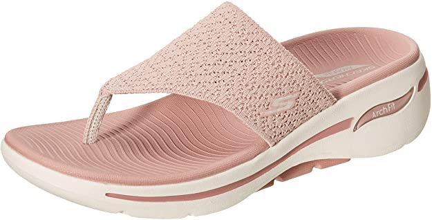 Skechers Go Walk Arch Fit Knit 3 Point Sandal