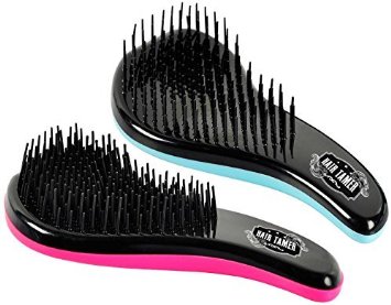 Hair Tamer Ergo Detangling Hair Brush Teezer Set of 2