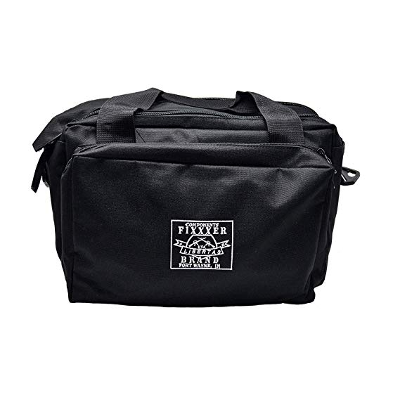 Fixxxer Durable Original 4-Pistol Range Bag, Black