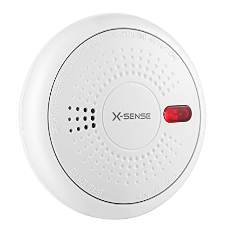 X-Sense SD10F 10-Year Battery Life Smoke Detector Fire Alarm with Photoelectric Sensor