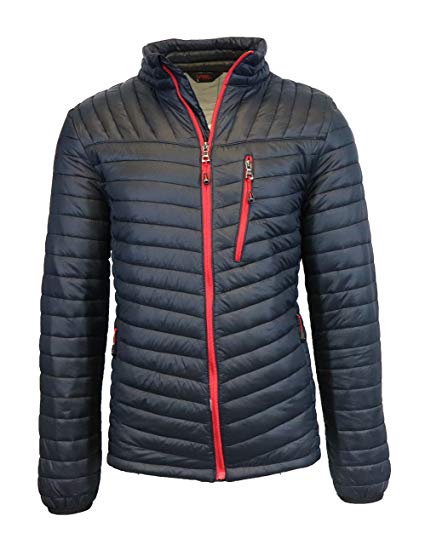 Galaxy by Harvic Spire Men’S Lightweight Bubble Puffer Jacket