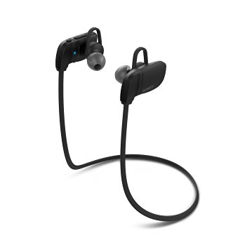 Bluetooth Headphones, AUKEY Wireless Sport Headset with Built-in Mic for iPhone 7 / 6S / 6, Samsung, Android Smartphones