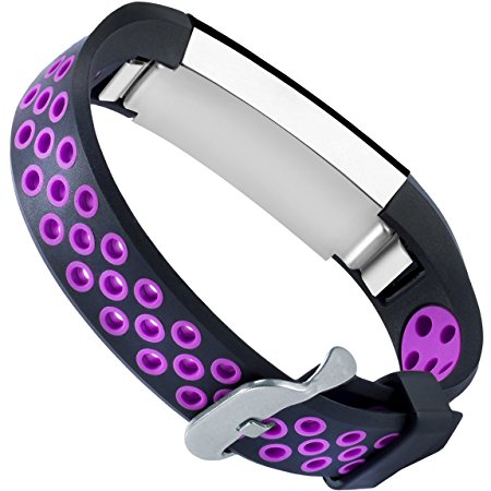 For Fitbit Alta HR and Alta Bands, Maledan Replacement Accessories Wristbands for Fitbit Alta and Alta HR, Large Small 2 Styles