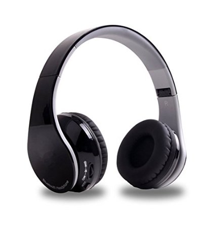 HCcolo Bluetooth Wireless Foldable Headphone Noise Cancelling Handfree Hi-fi Stereo for Smart Phones & Tablets