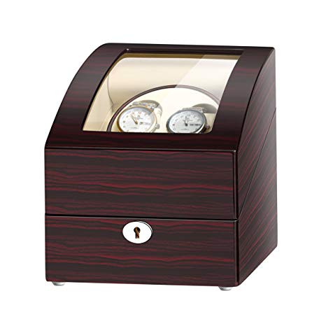 JQUEEN Watch Winder,Automatic Watch Winder Box Storage Display Box Case