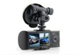 Kingear R300 27 Inch Screen Dual Camera 5MP Car Blackbox DVR with GPS Logger and G-Sensor