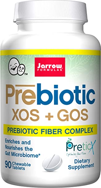 Jarrow Formulas, Prebiotics XOS GOS, 90 Chewable Tablets