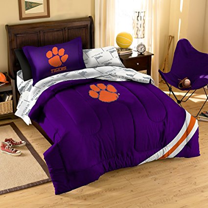 Clemson Tigers Bed in a Bag Comforter Set