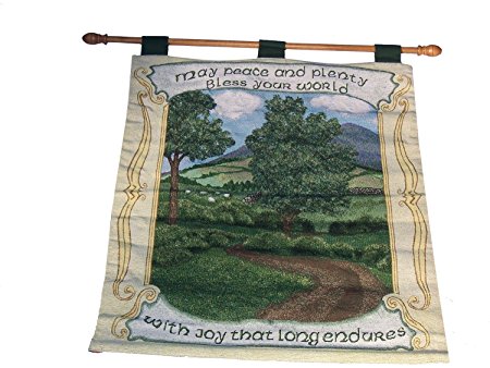 Manual Woodworkers & Weavers Irish Blessing Tapestry Wall Hanging