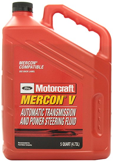 Genuine Ford XT-5-5QM MERCON-V Automatic Transmission and Power Steering Fluid - 5 Quart